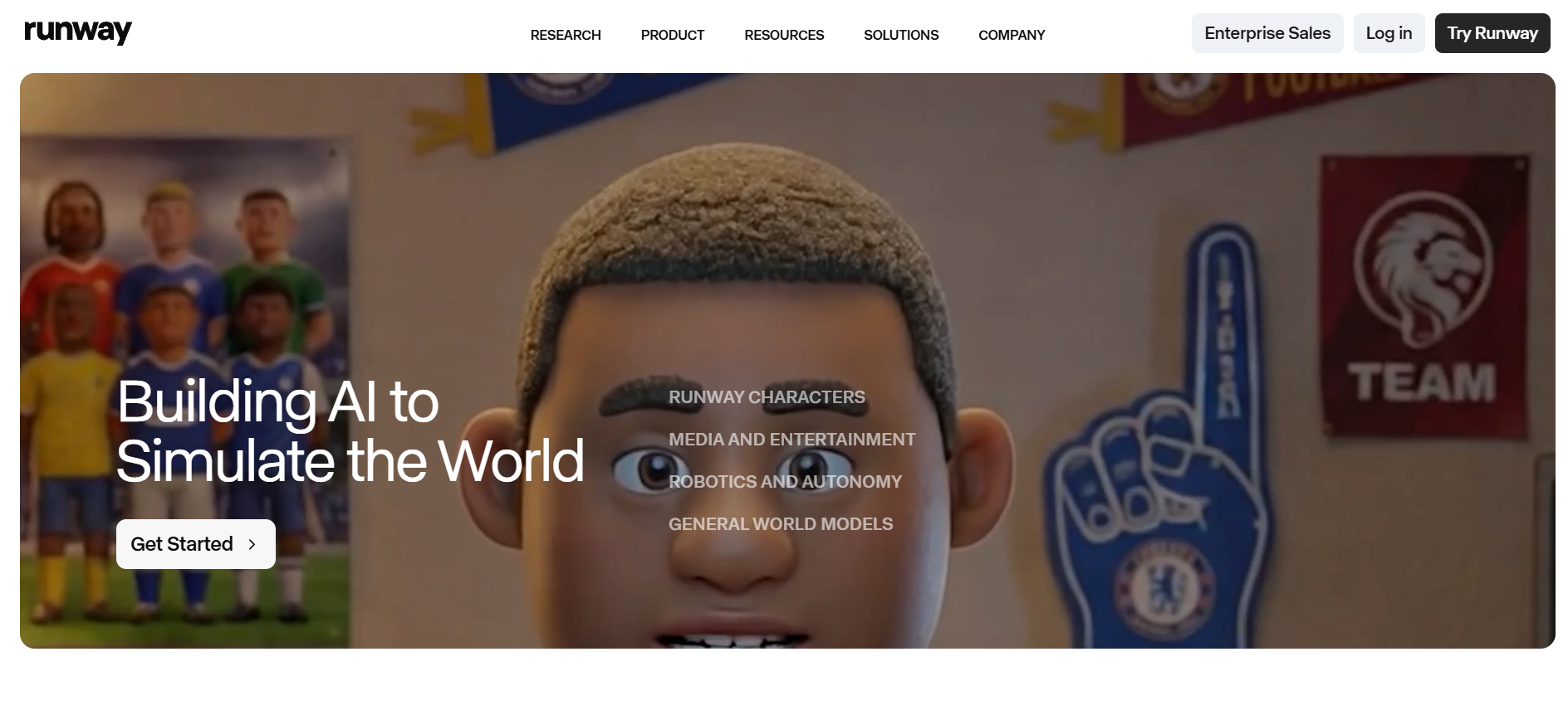 Runway website