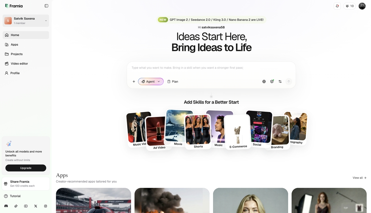 Bringing your ideas for short films to life with Framia Pro