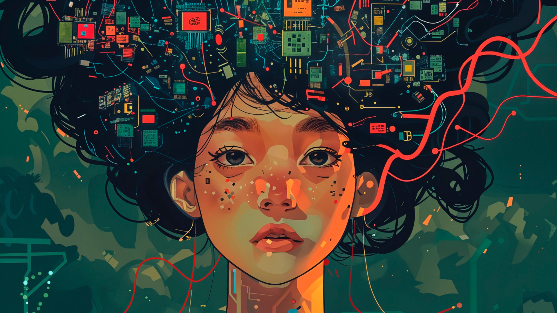 An AI-generated image/art