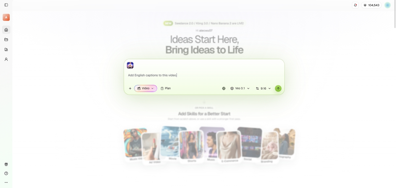 Upload your video and provide your prompt