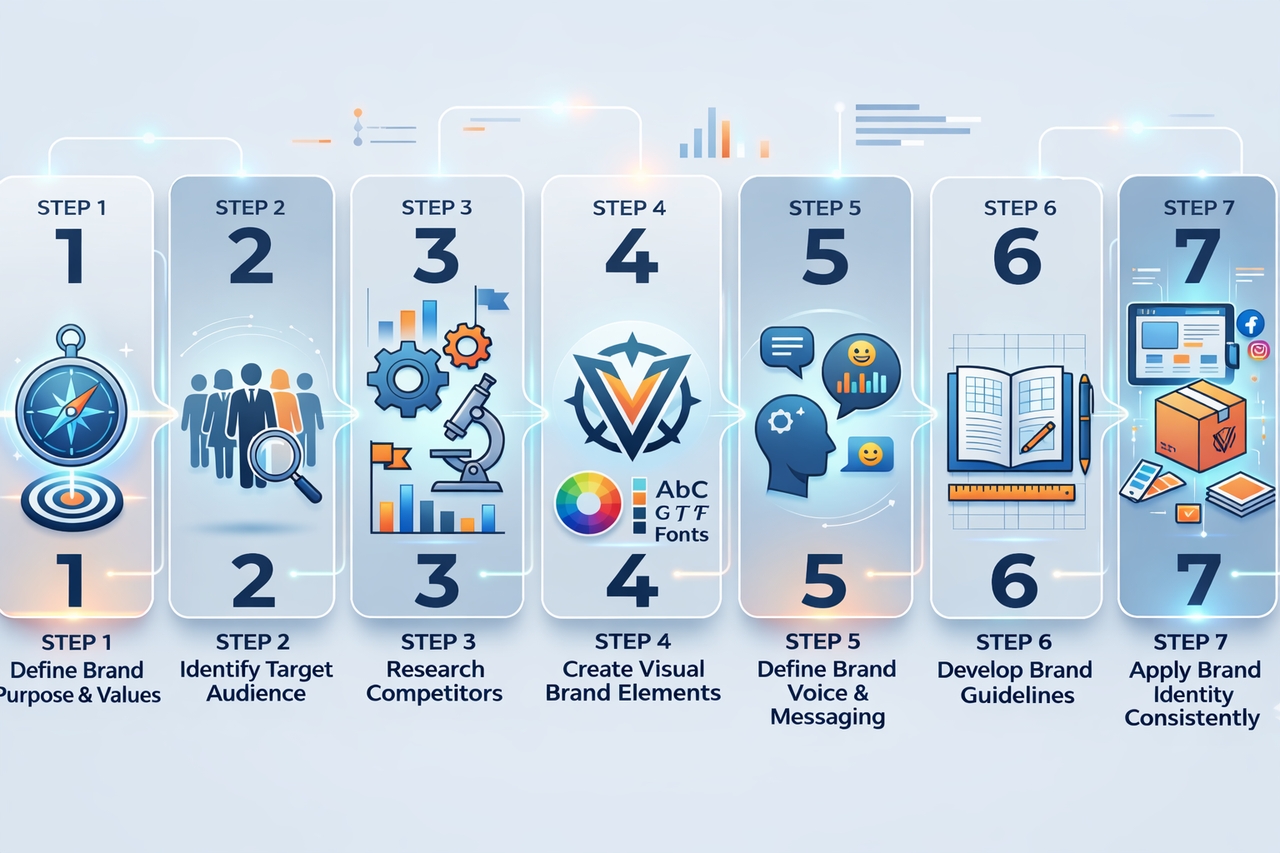 How to establish a brand identity: Step-by-step guide