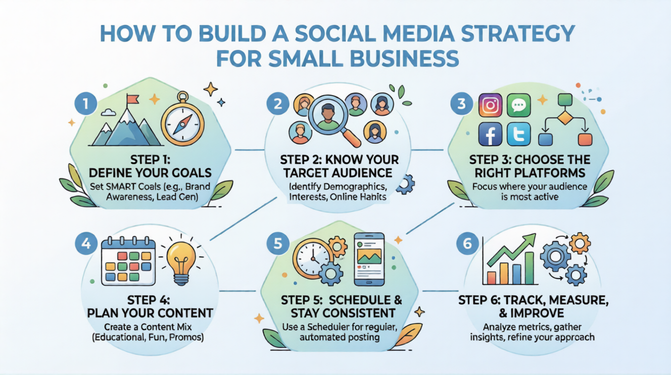 How to build a social media strategy for small business