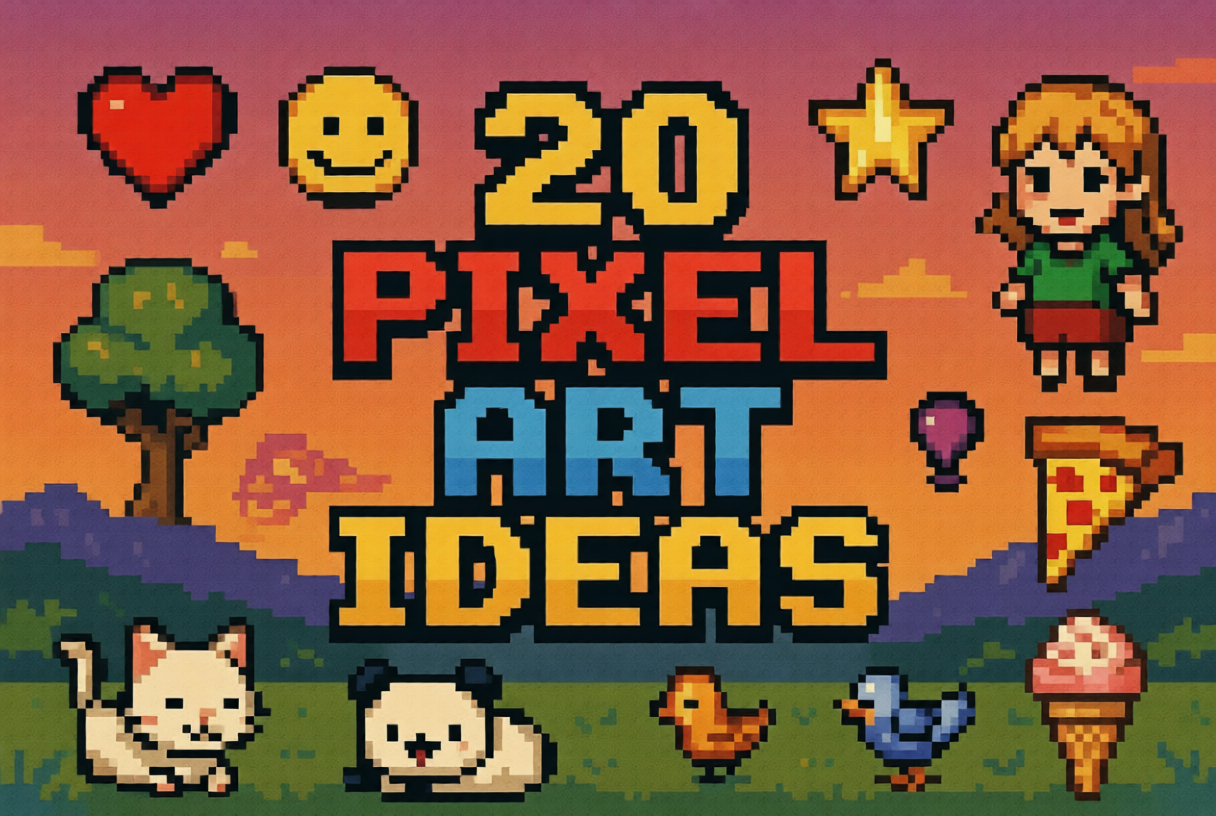 Top 20+ creative pixel art ideas