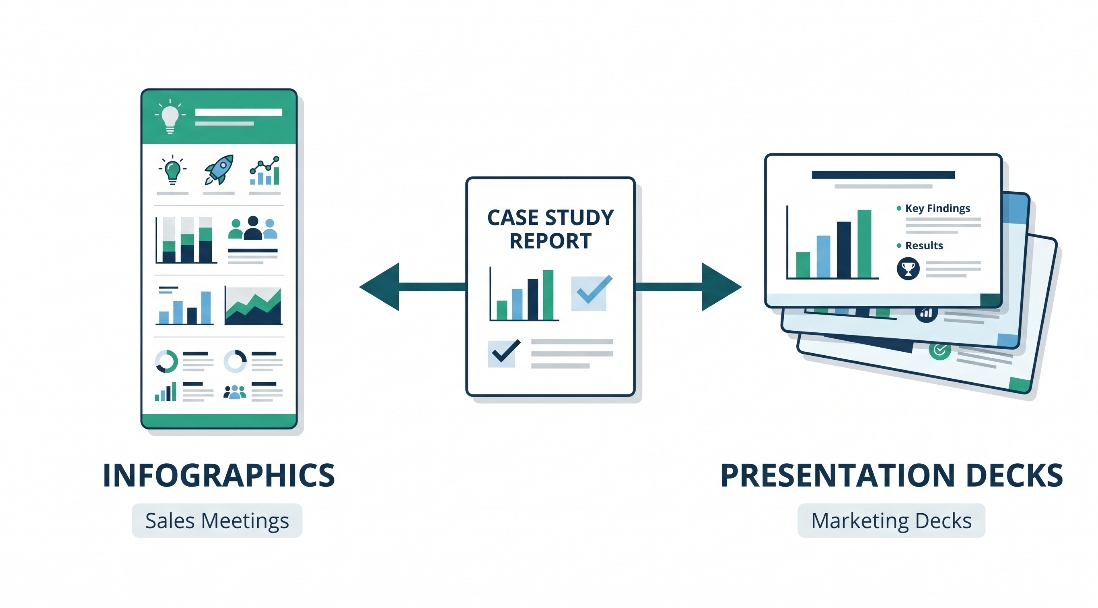 Case study → Infographic and presentation deck