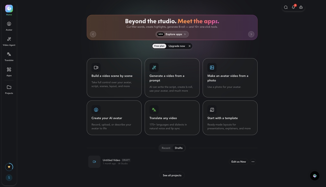 HeyGen — Best for Talking-Head Videos 