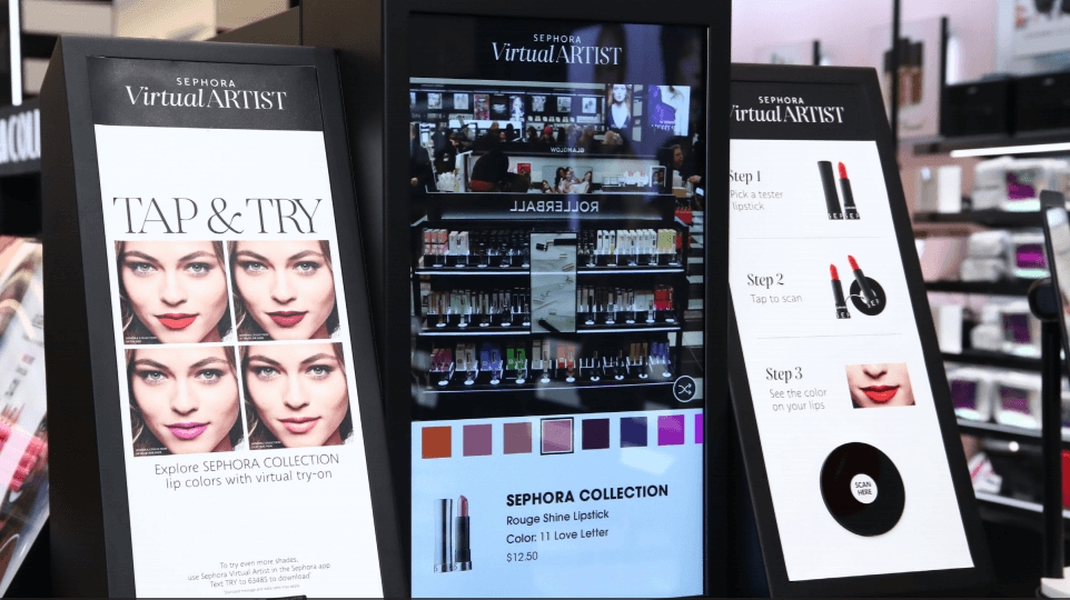 Sephora – Virtual try-on and personalized beauty advice