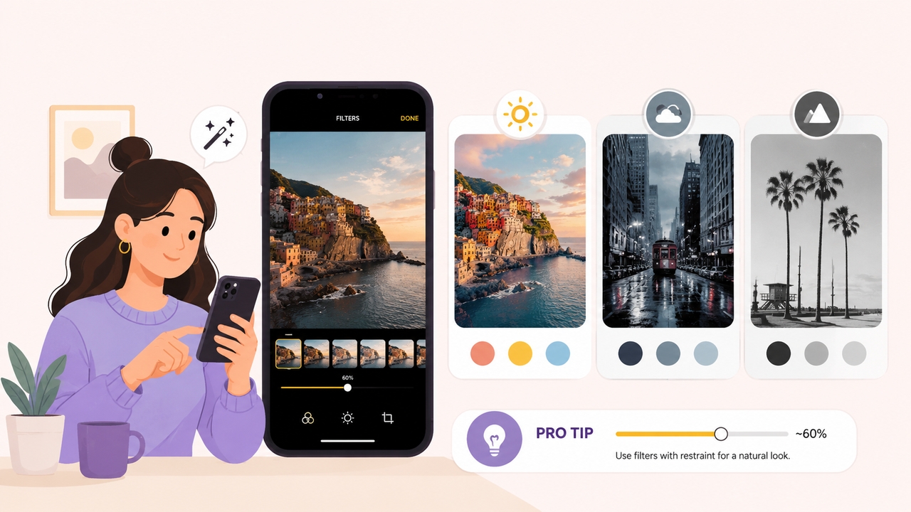 How to use iPhone editing filters effectively