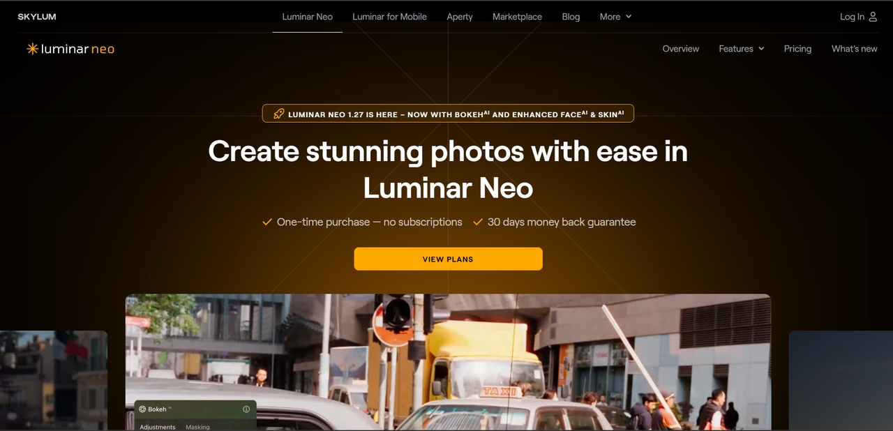 Luminar Neo: AI bulk photo retouching tools