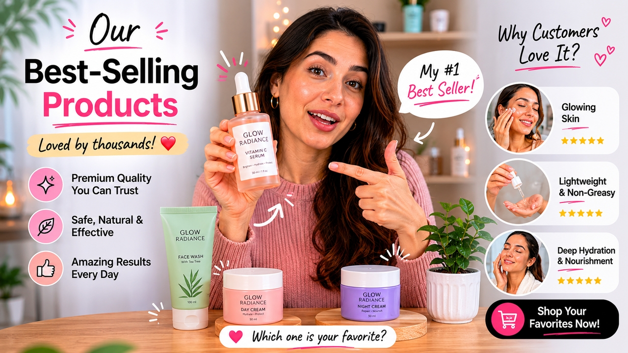 Showcase your best-selling products on TikTok