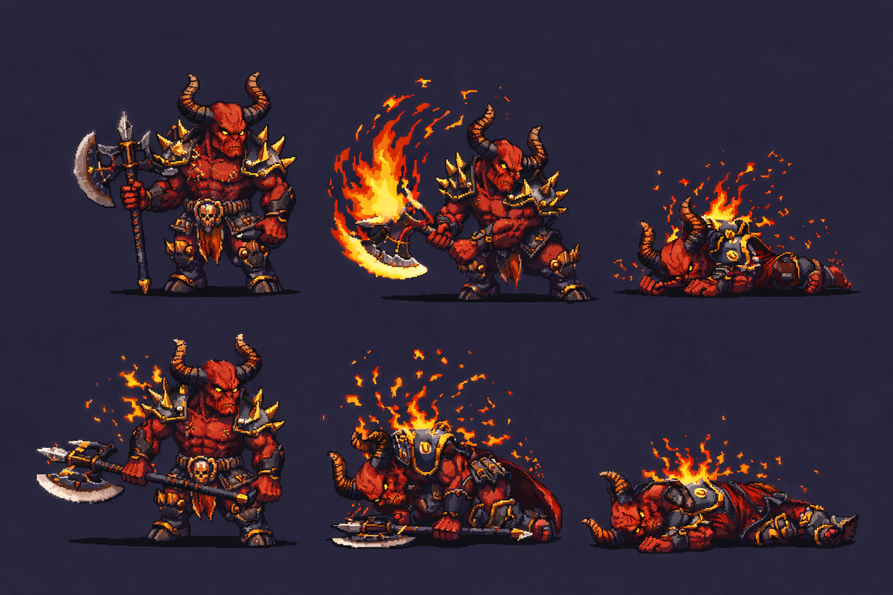 Enemy & boss sprite sheets