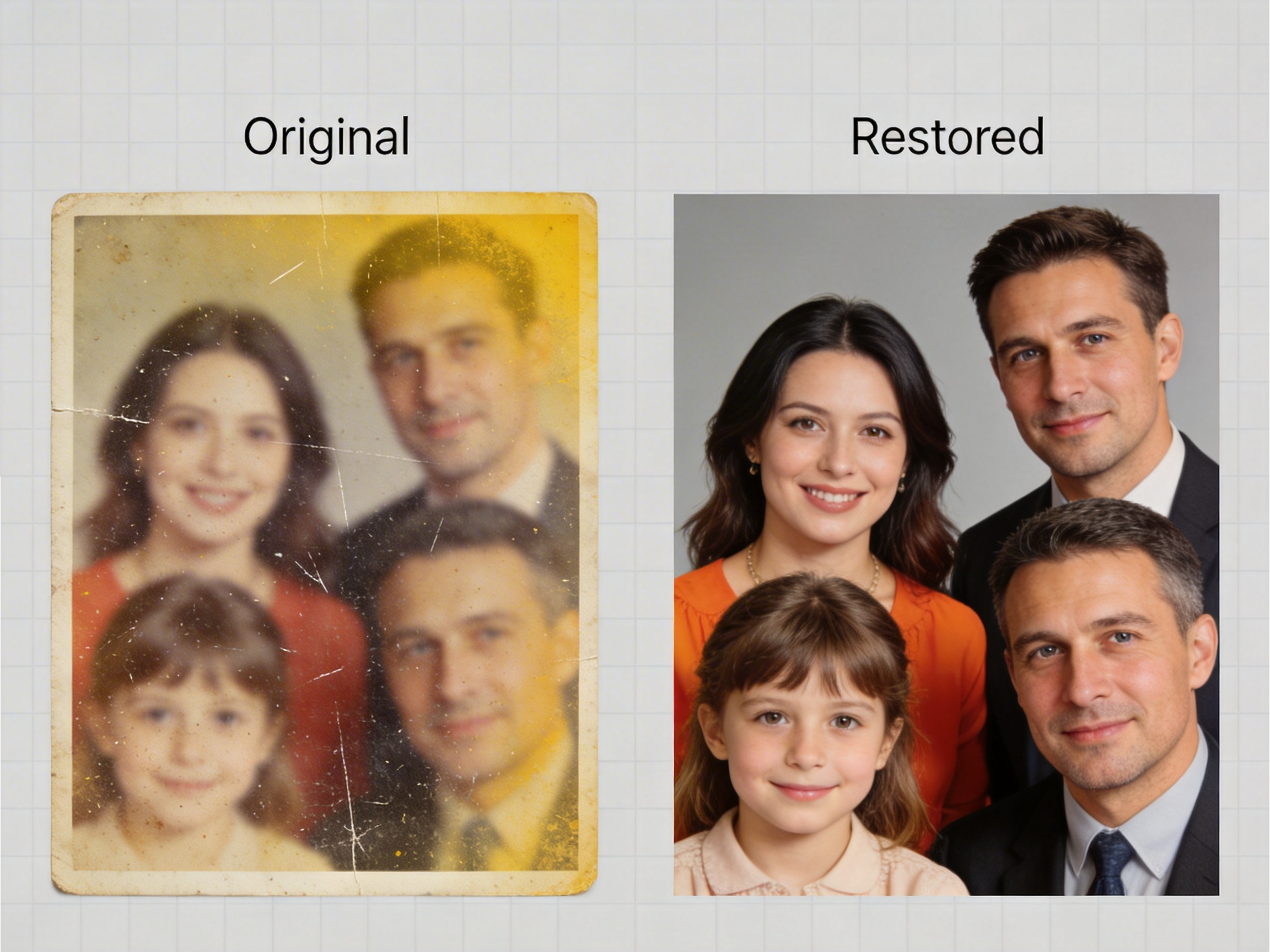 Restoring old photo