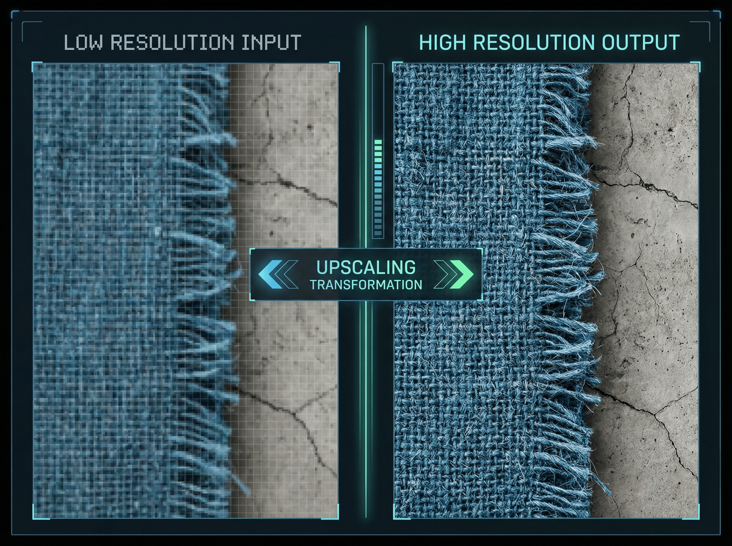 Increase resolution of photos without losing quality