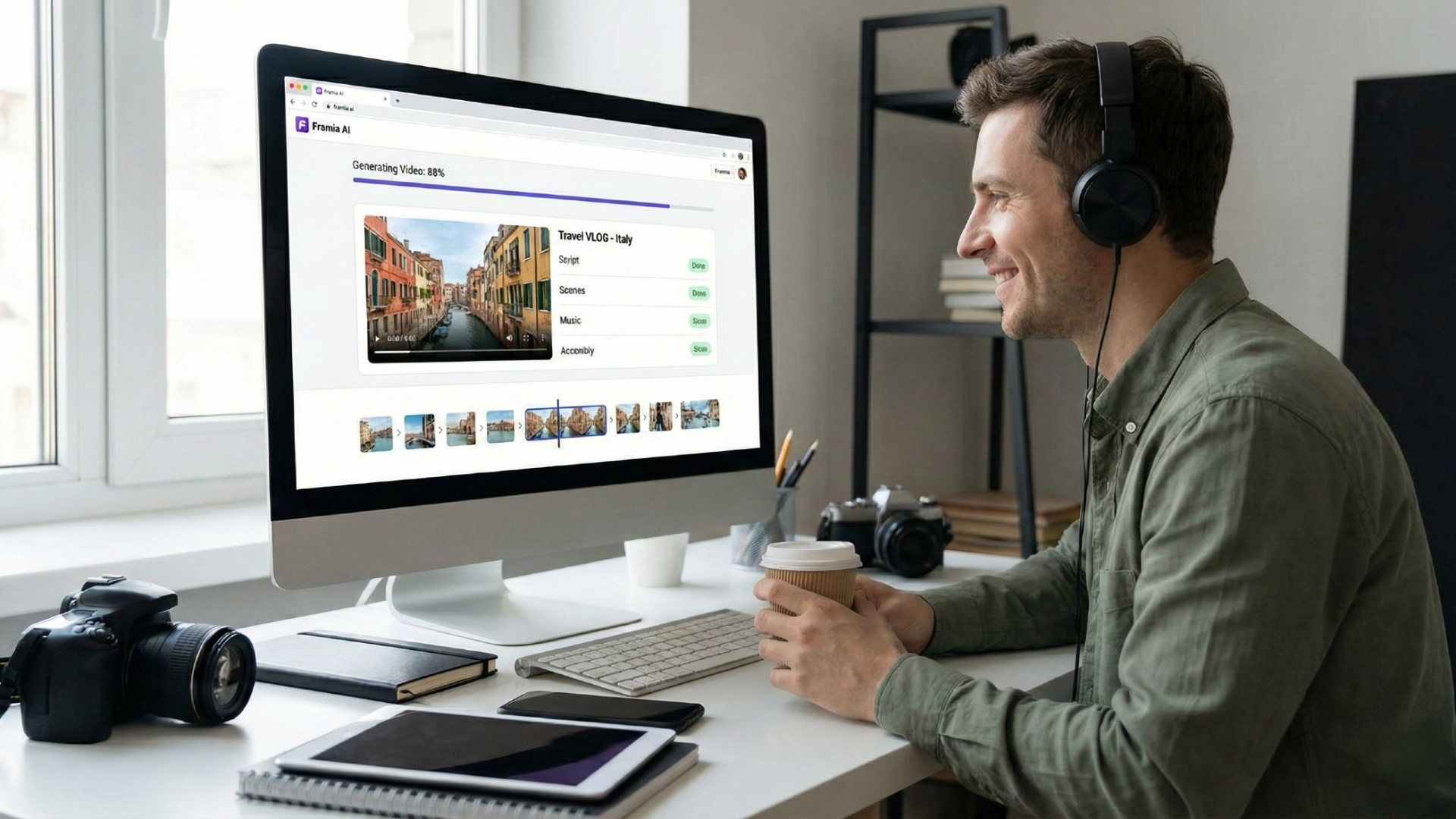 Make full videos from images in just minutes