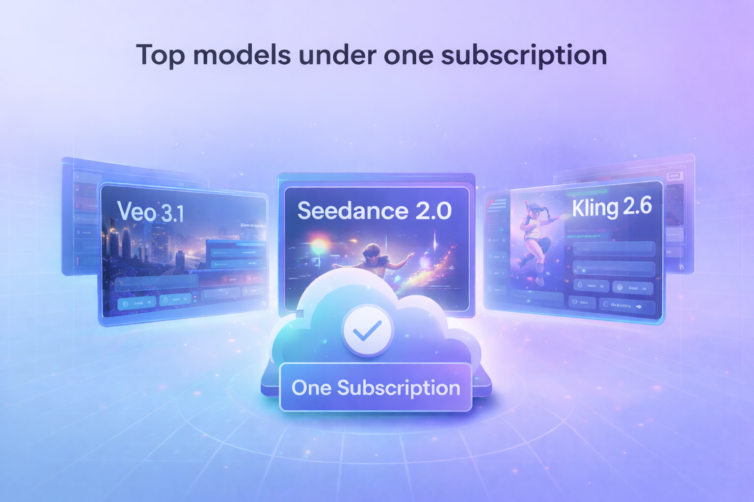 Top models under one subscription
