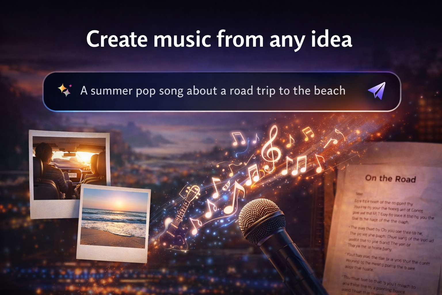 Create music from any idea 