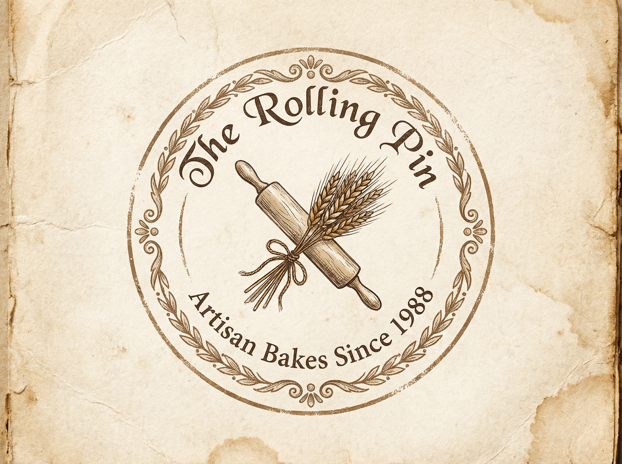 Branding logo for a cozy bakery
