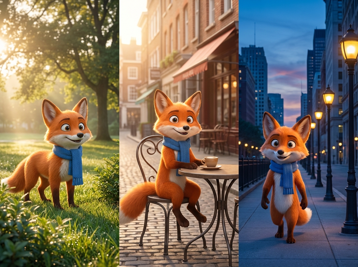 Character consistency on images