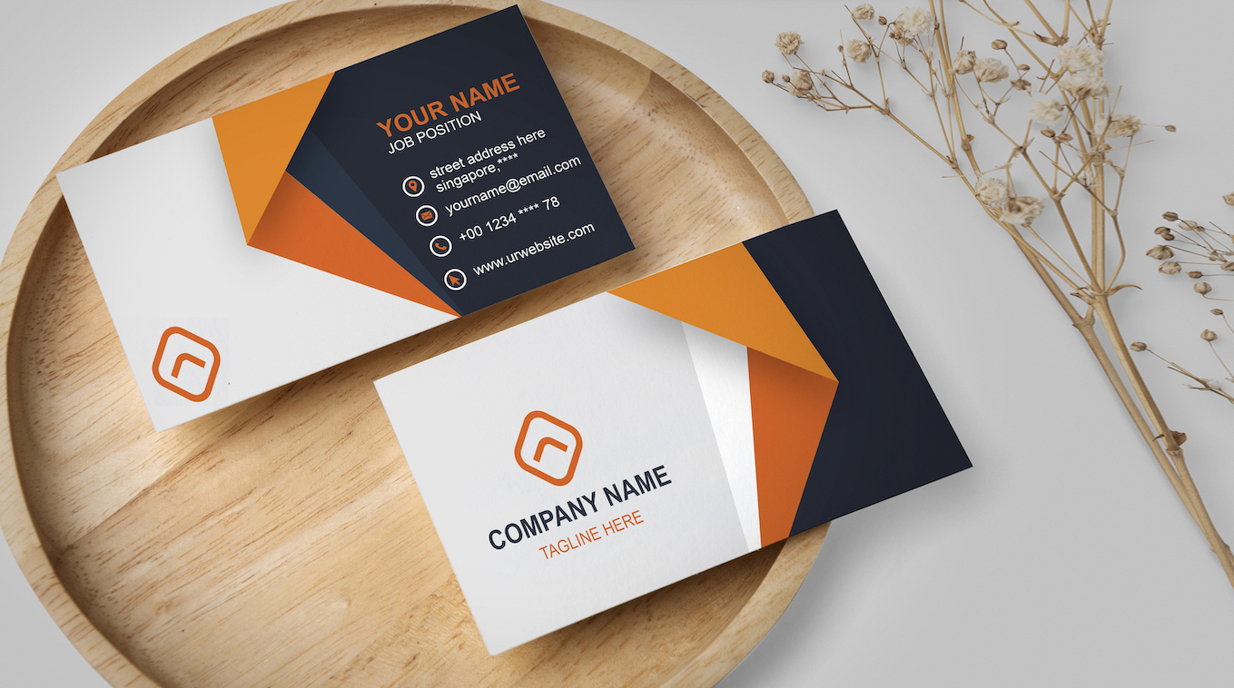 Business cards generated by Framia Pro