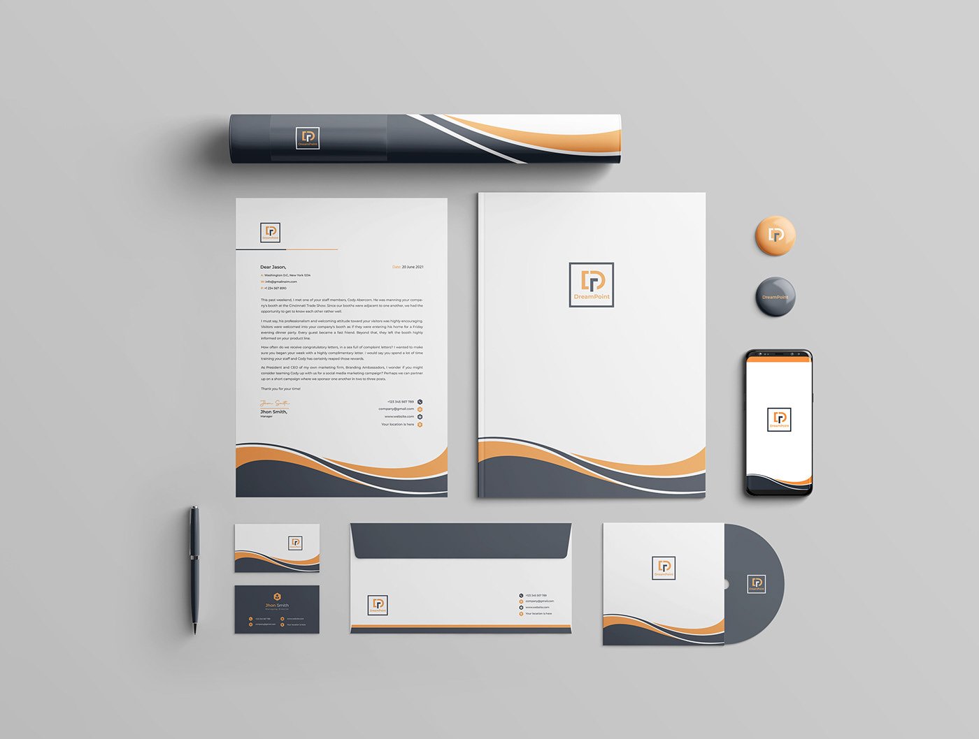 Print materials generated by Framia Pro