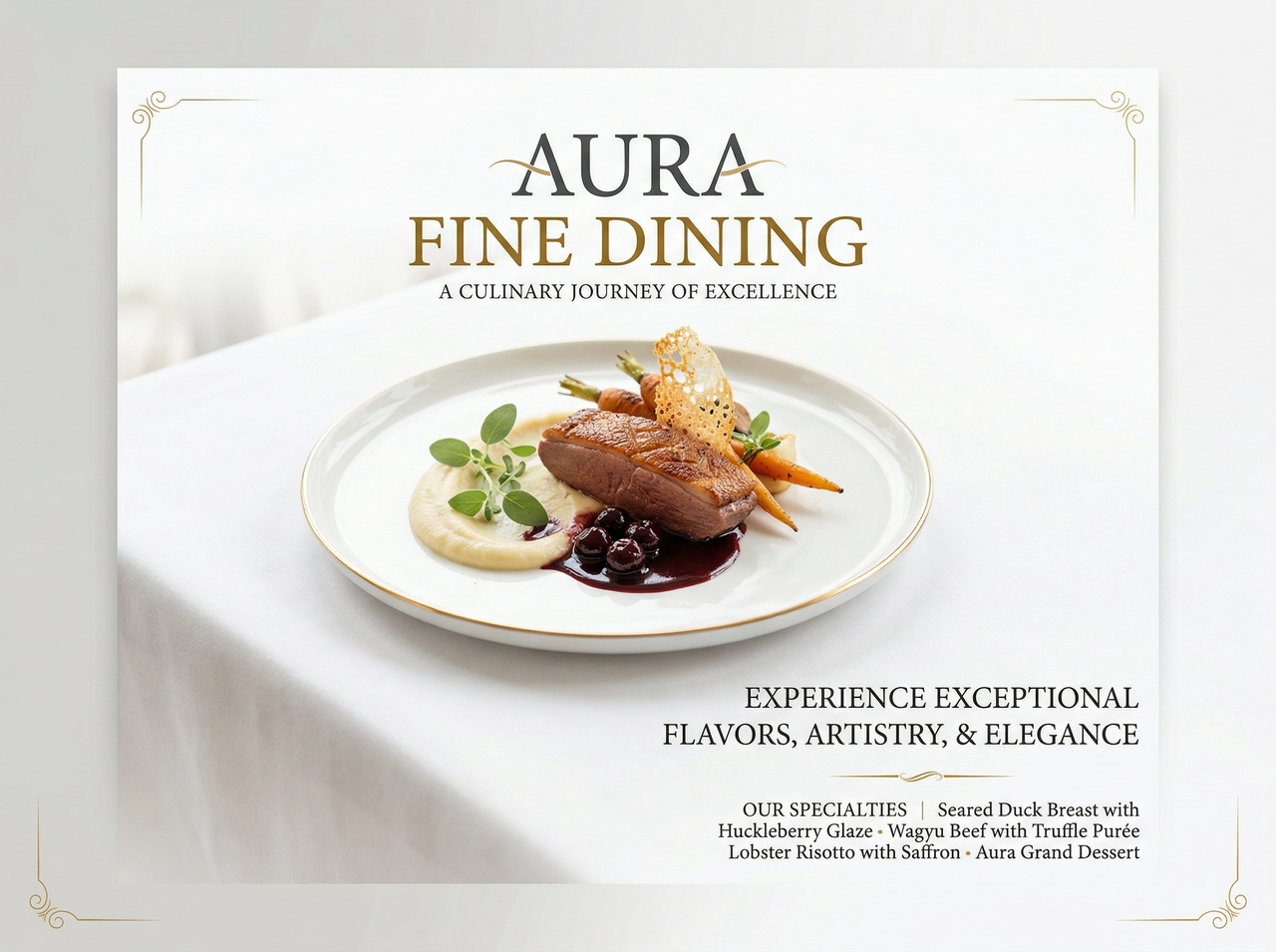 Restaurant poster