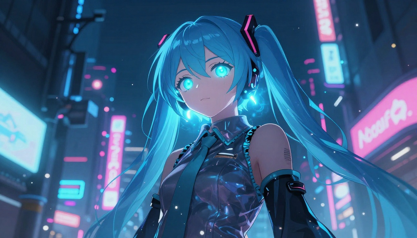 Cyberpunk Anime Girl