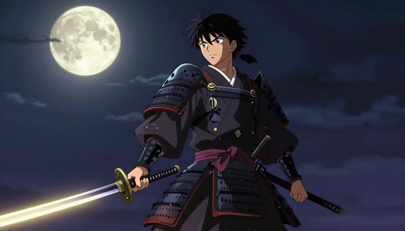 Samurai Warrior Anime Character