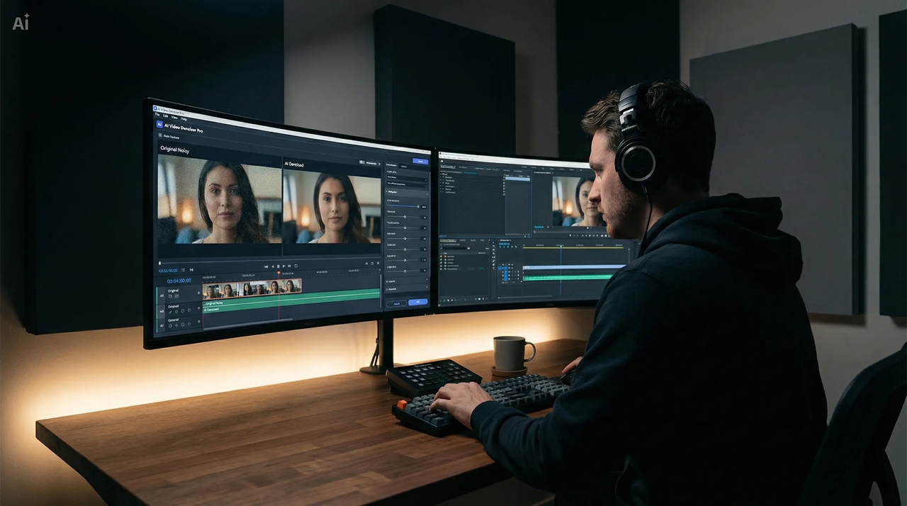Professional video editing workflow