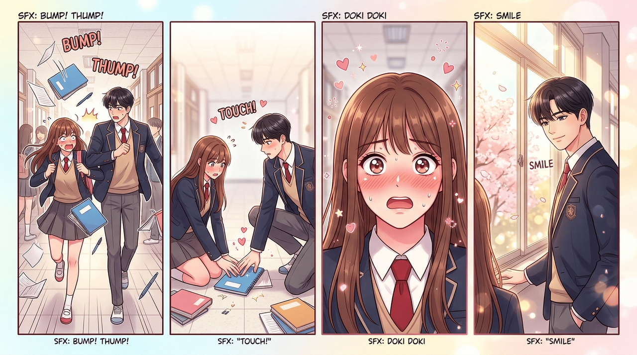 Vibrant Colored Webtoon Romance