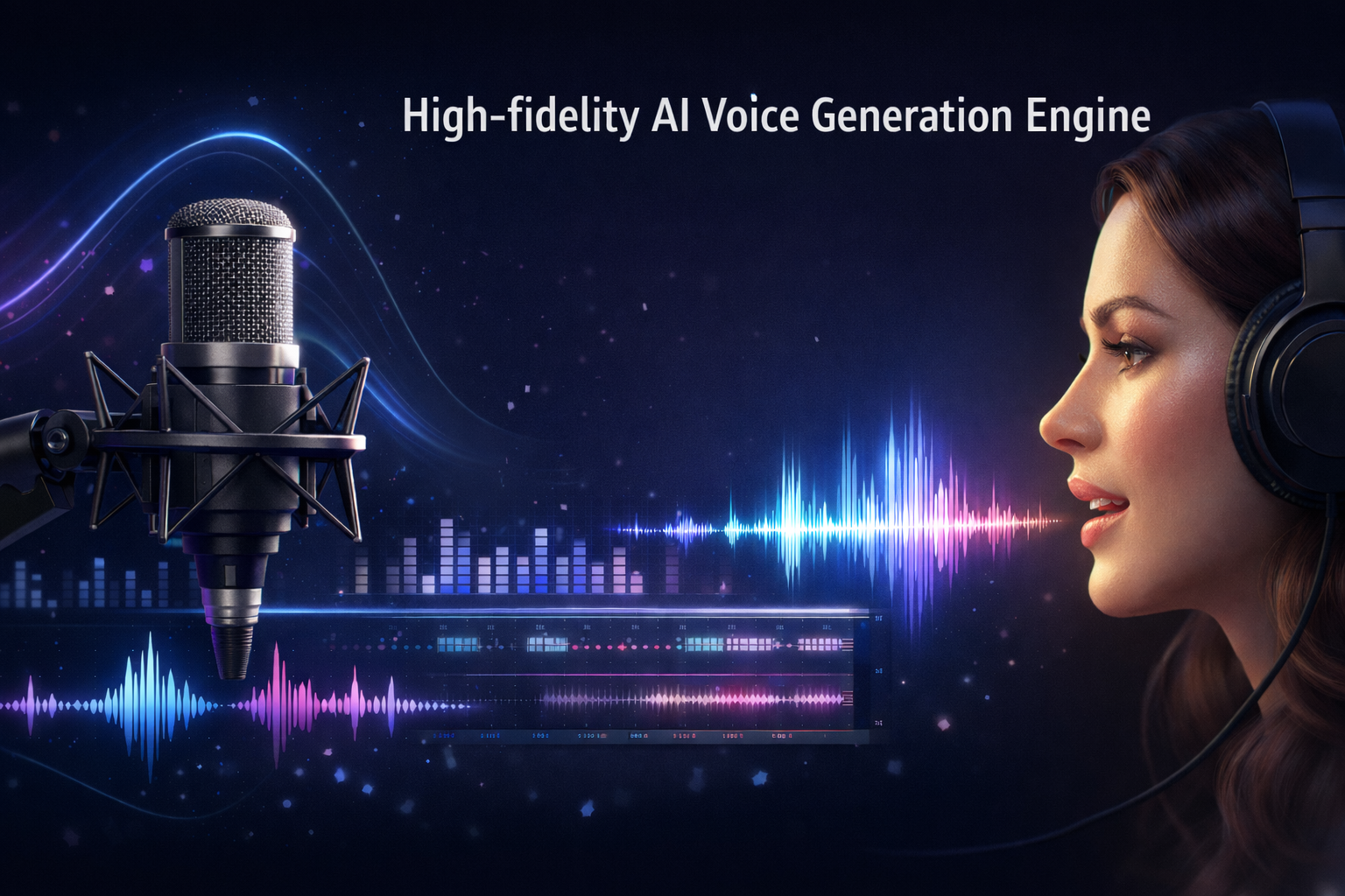 High-fidelity AI voice generation engine