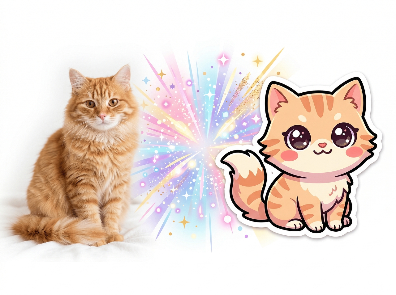 Create AI stickers from text or images
