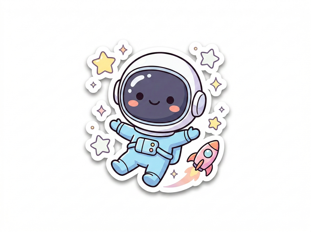 Chibi style sticker