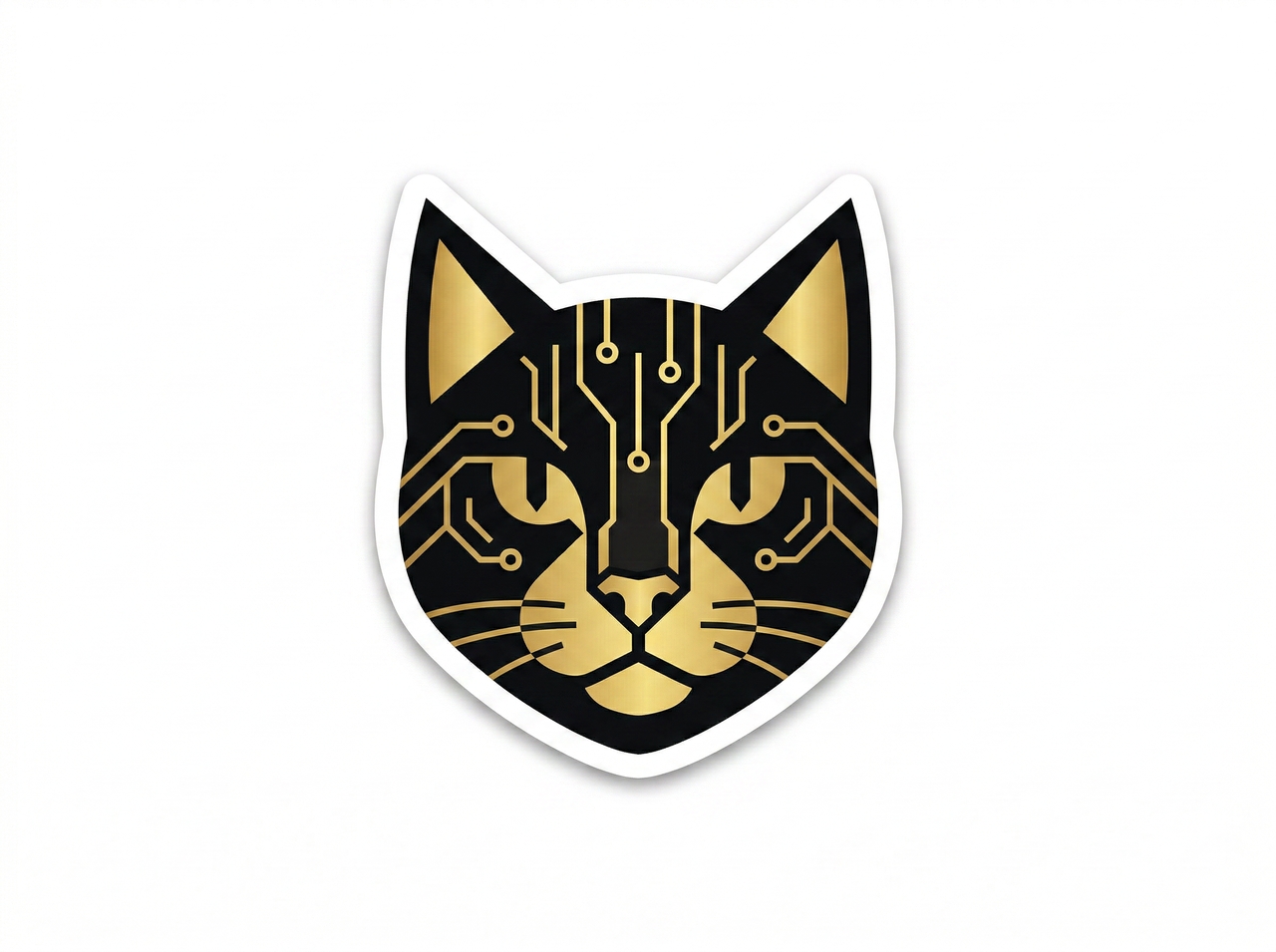 Logo style sticker