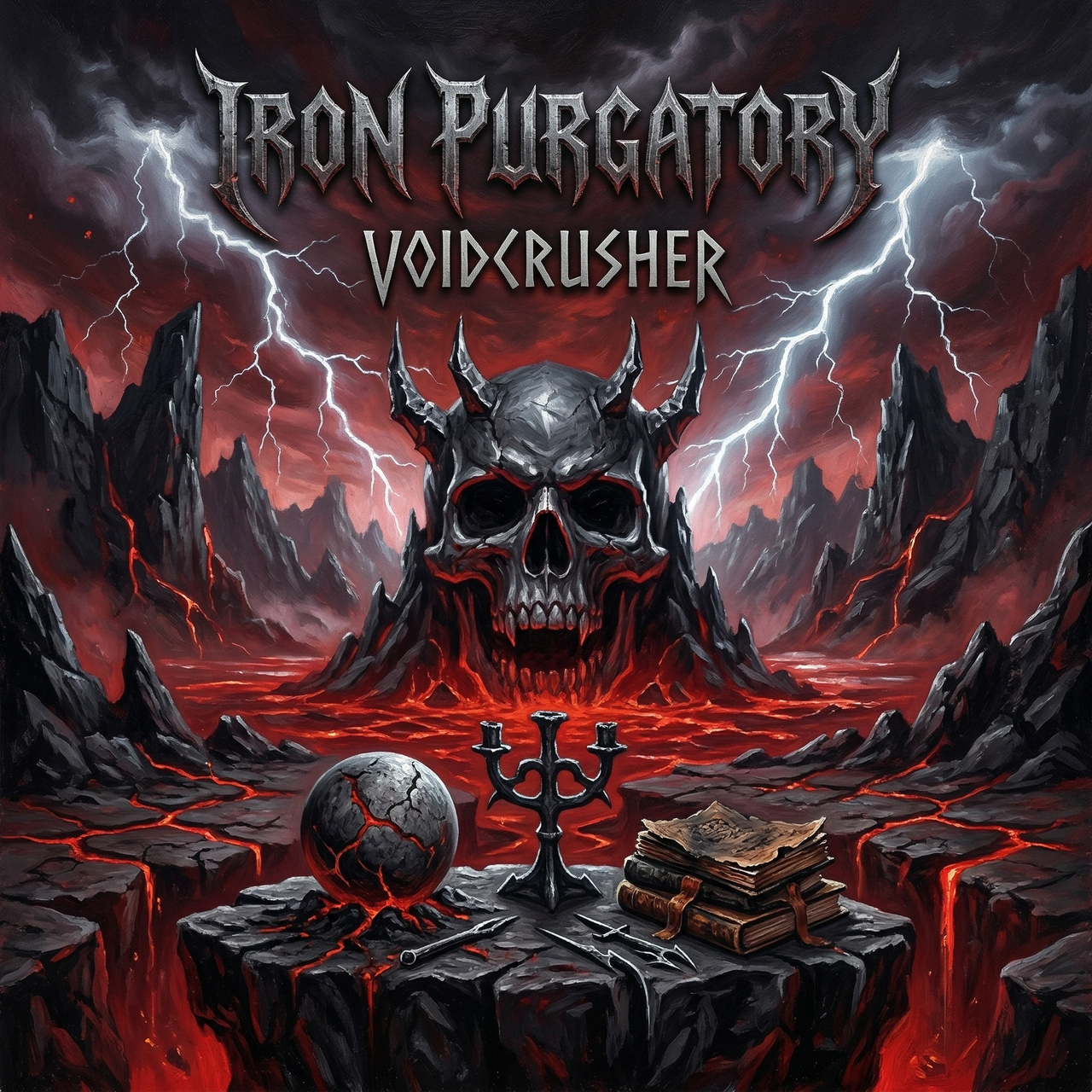 Heavy metal album cover