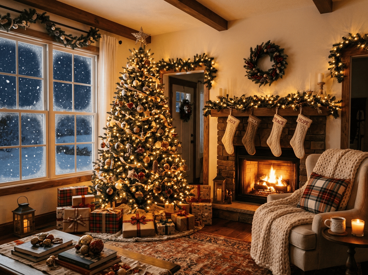 Christmas Cozy Room