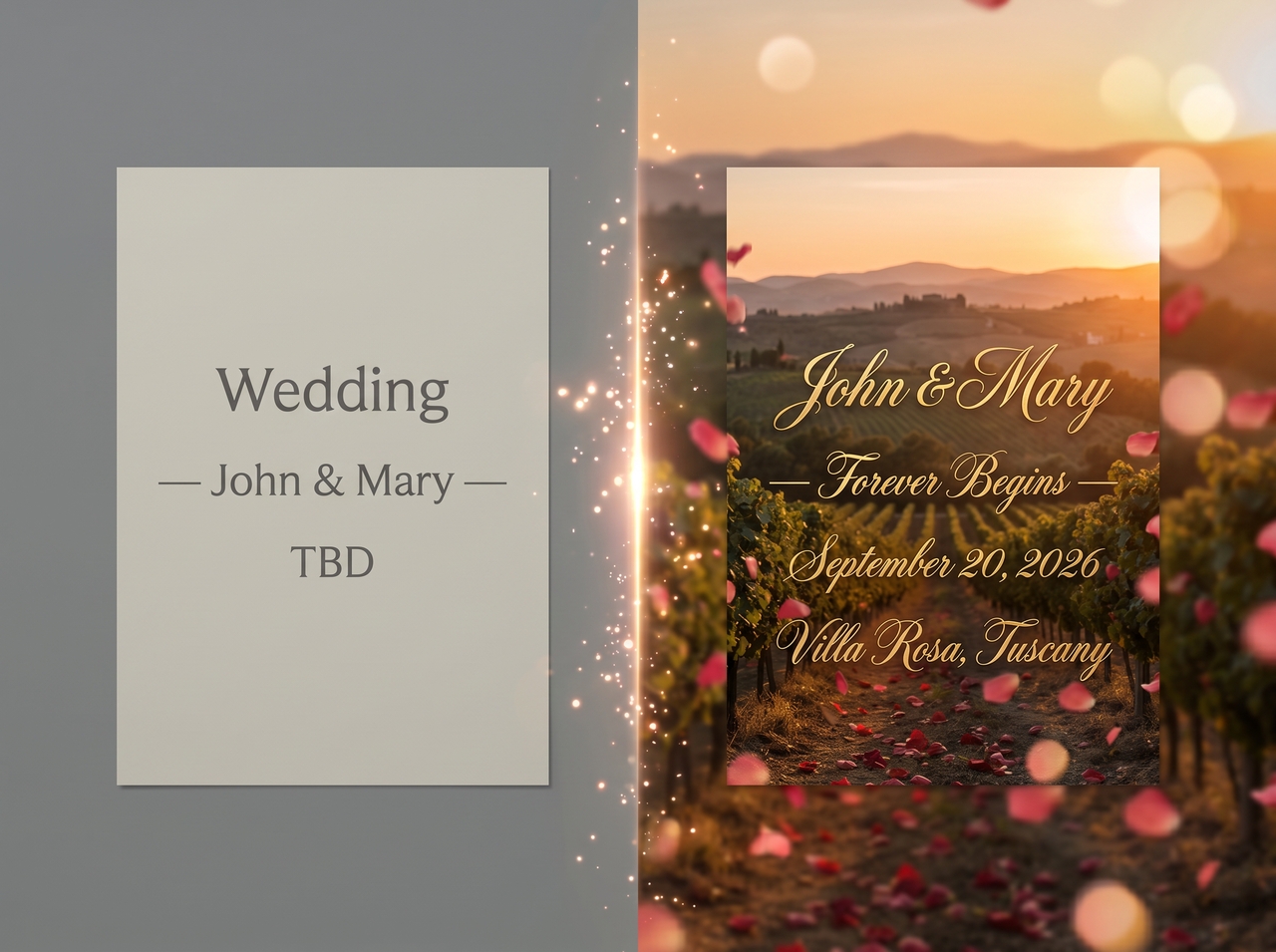 Edit and customize your invitation video