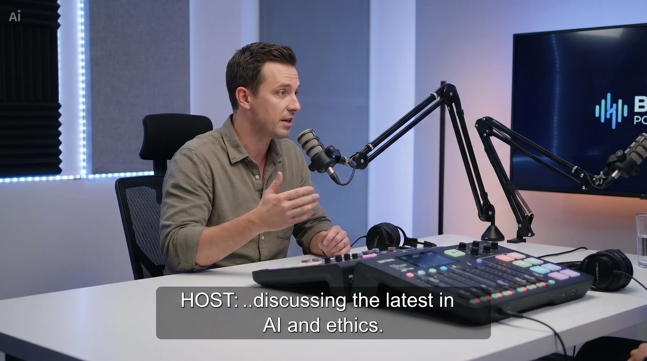 Podcast videos with subtitles 