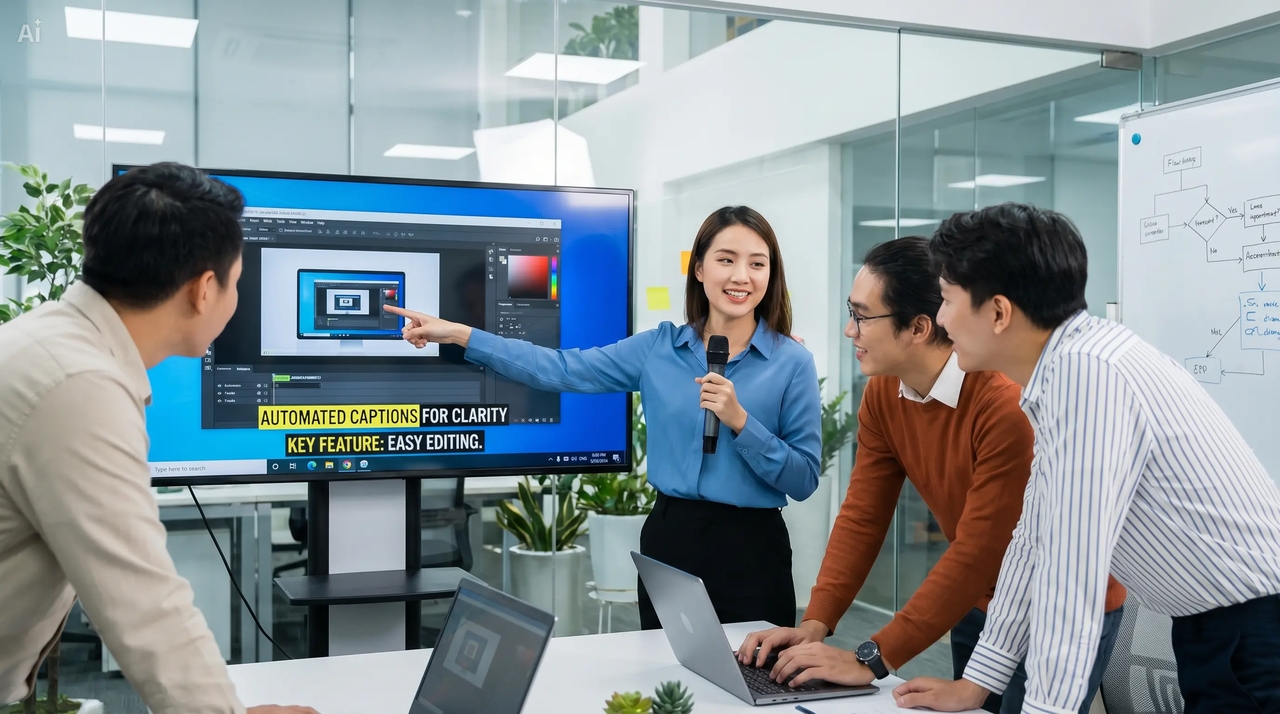 Webinar captions