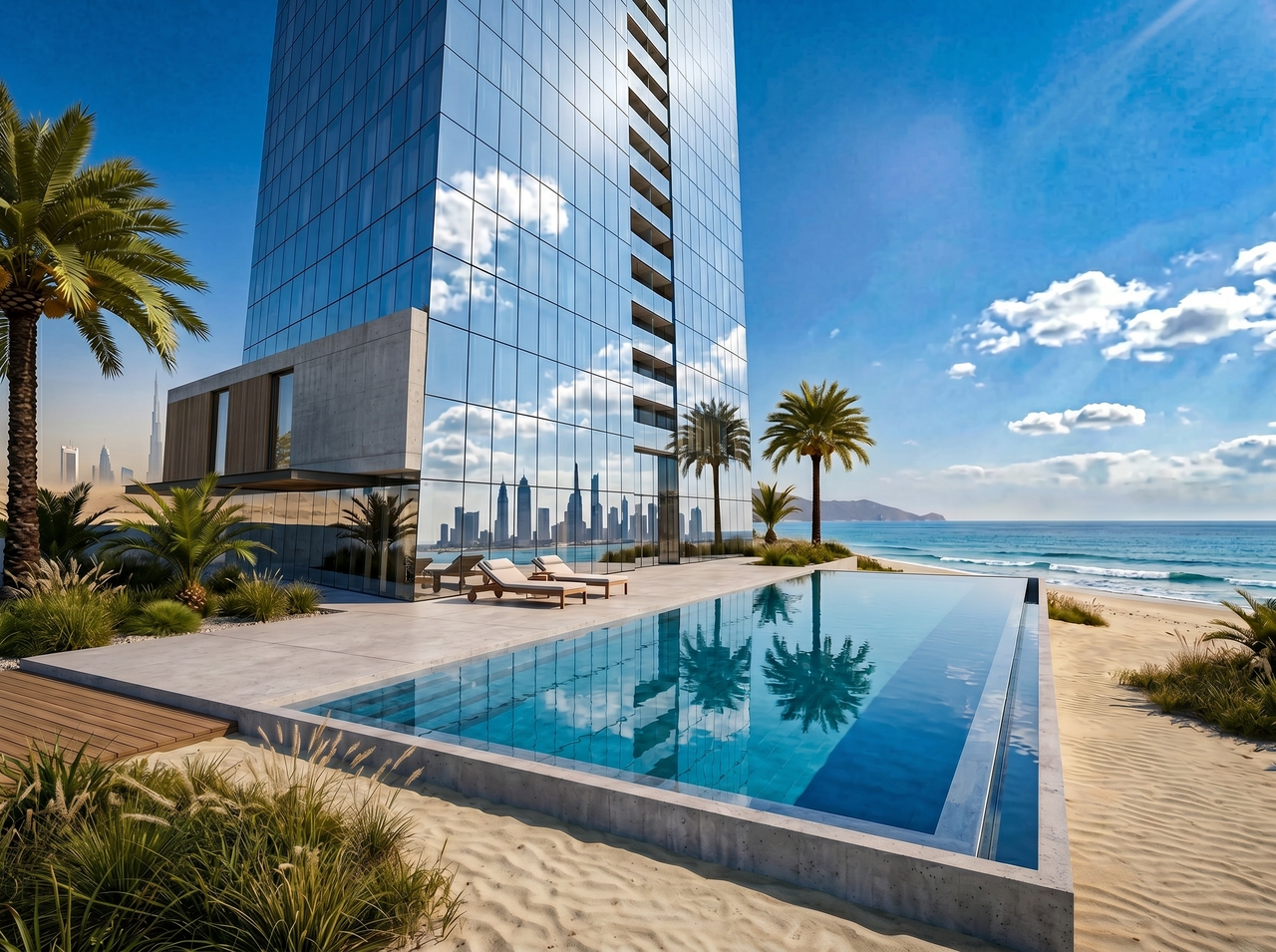 Luxury high-rise tower