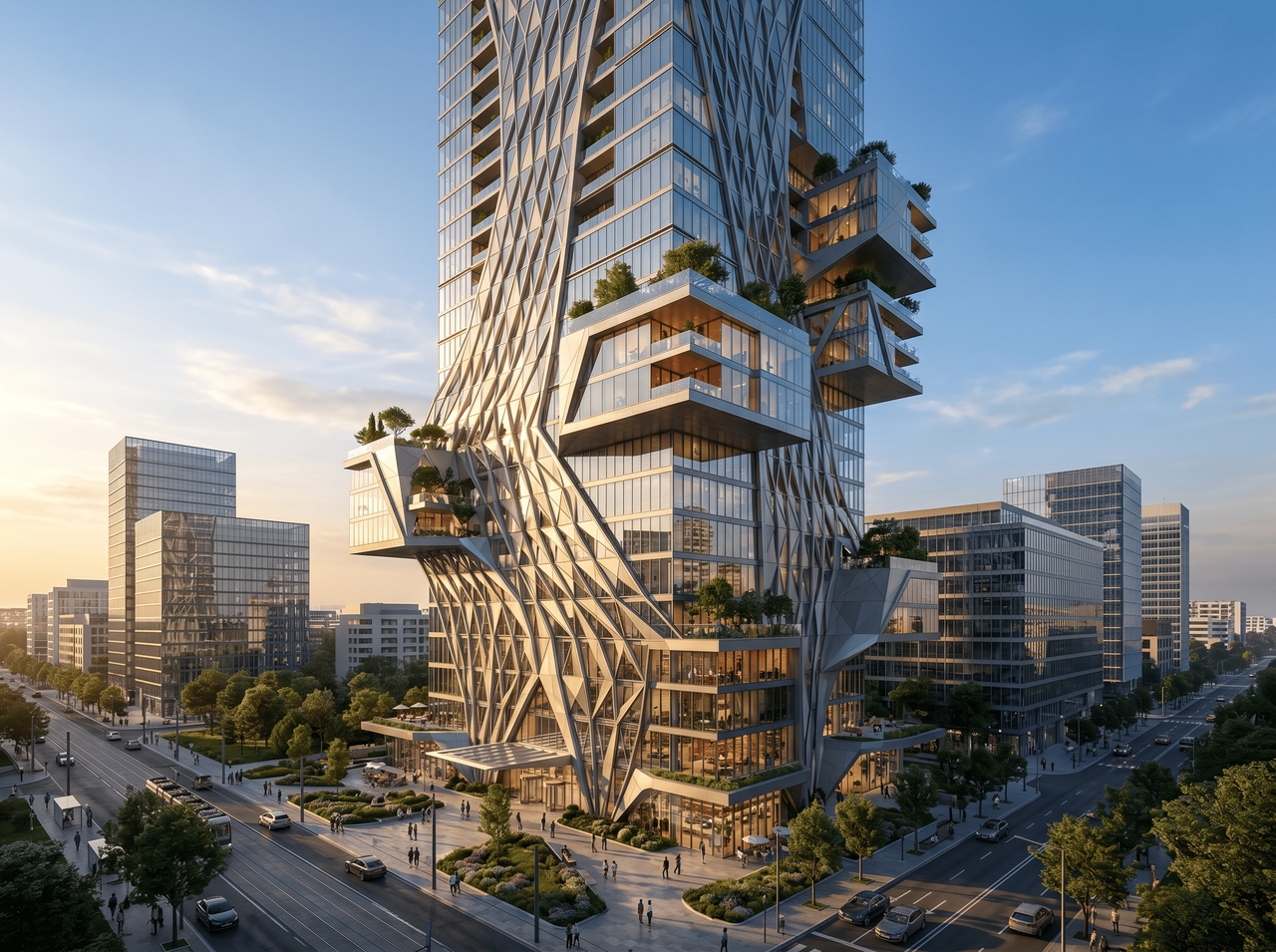 Generate a building concept from text