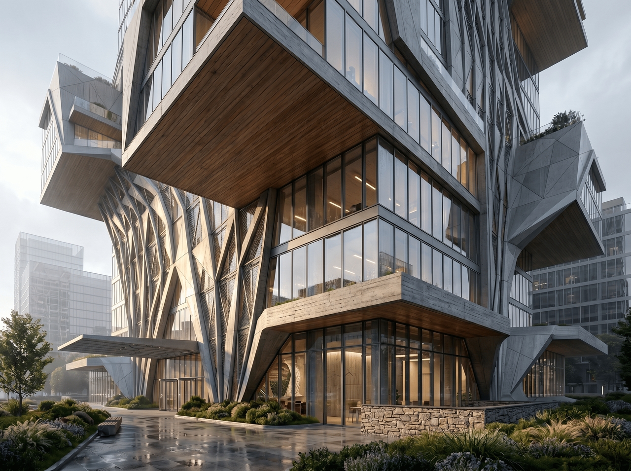 Control structure, materials, and lighting