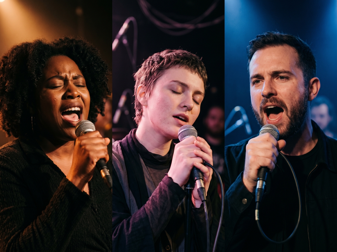 Pick vocal tone, gender, and style for your song