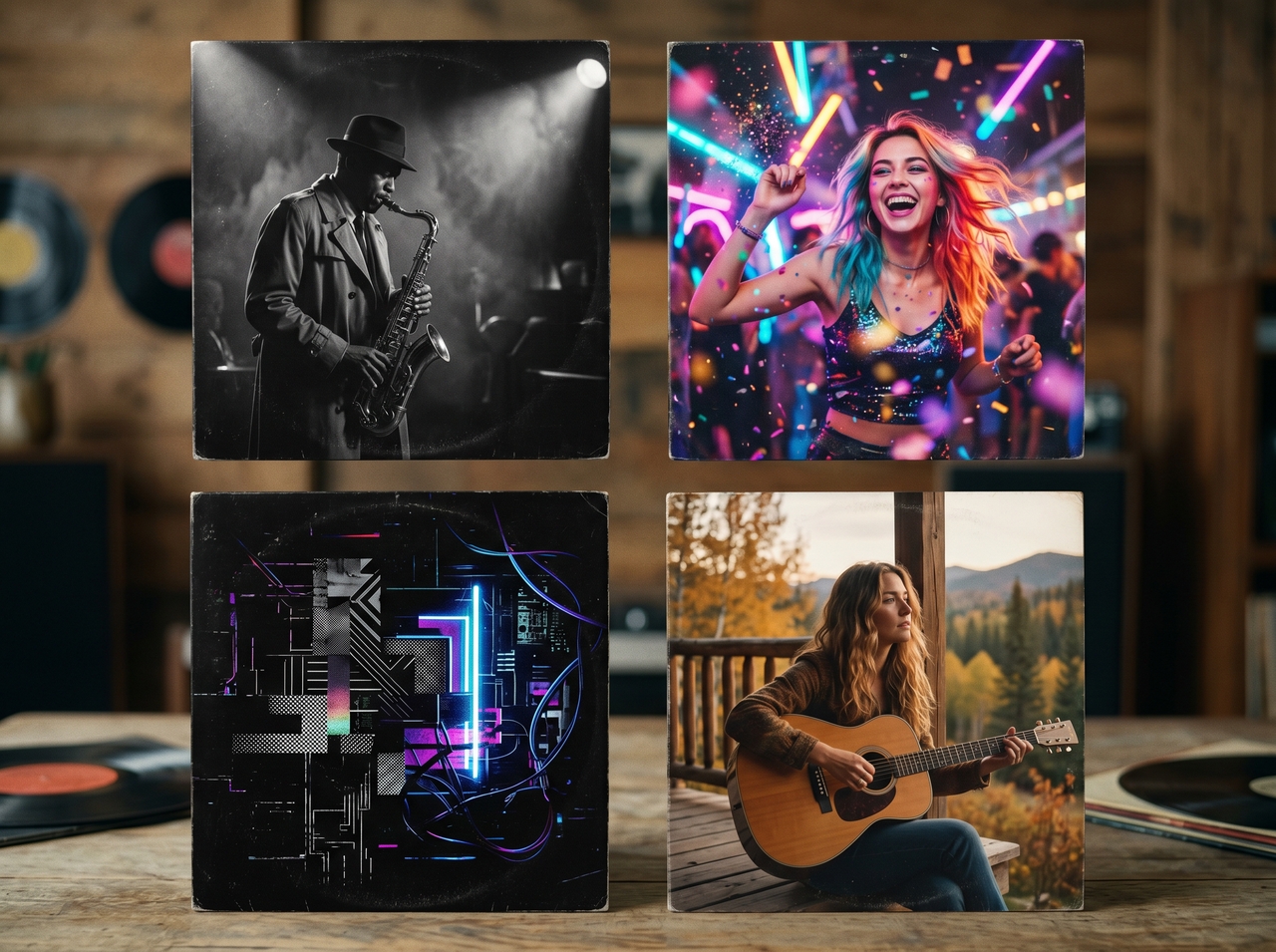 Create up to 4 song variations in one go