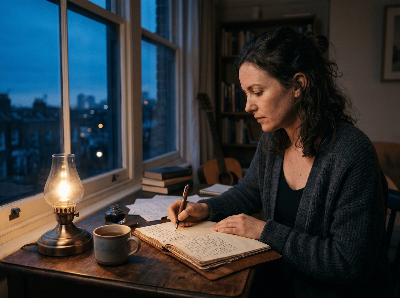 Use the built-in lyrics writing tool