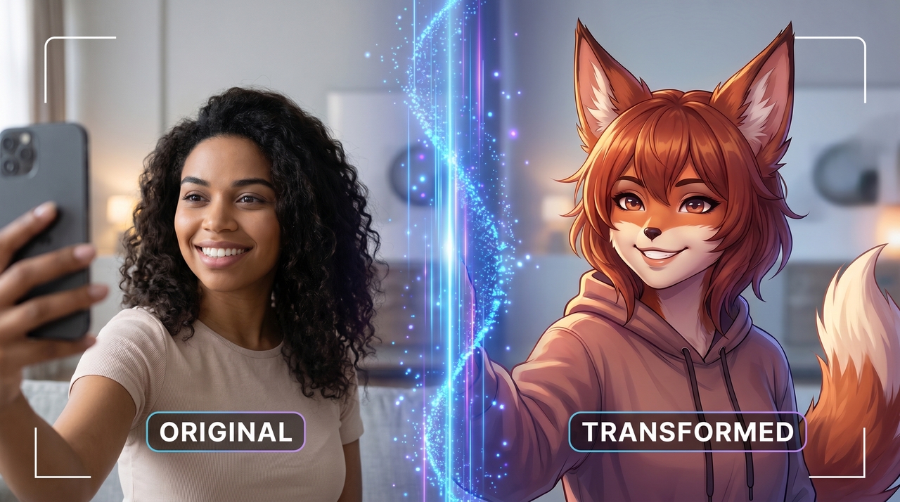 Transform your photo into a furry character