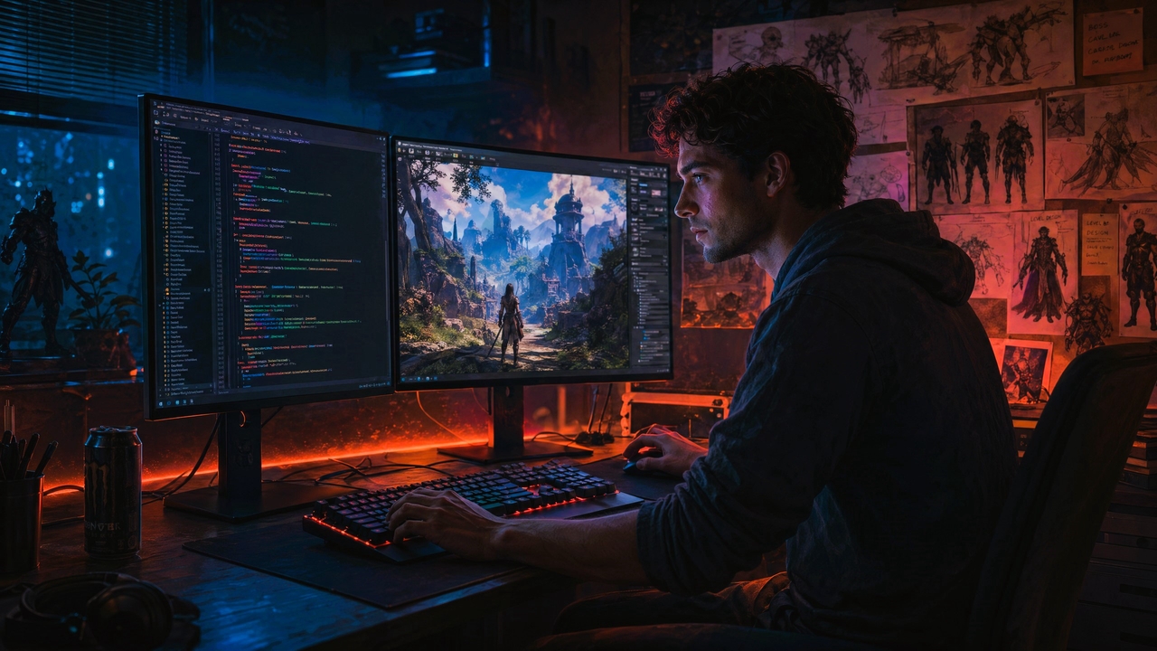 Passionate independent video game developers