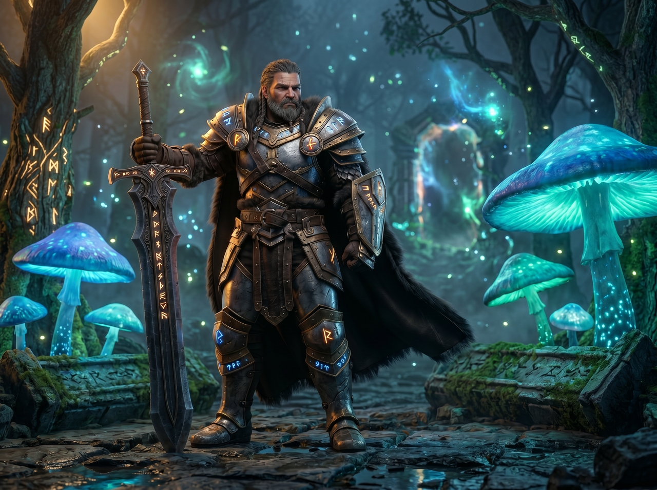 Fantasy environment 3D renders