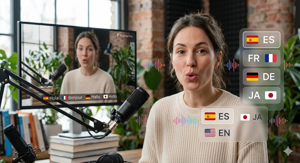 Lip-sync and multi-language support