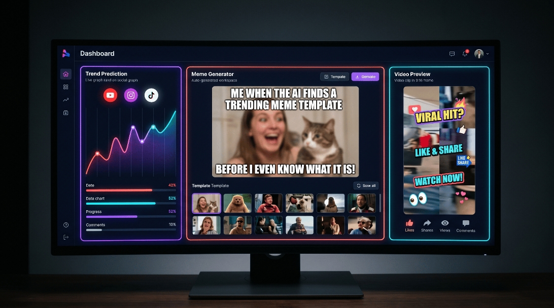 Meme & viral trend templates