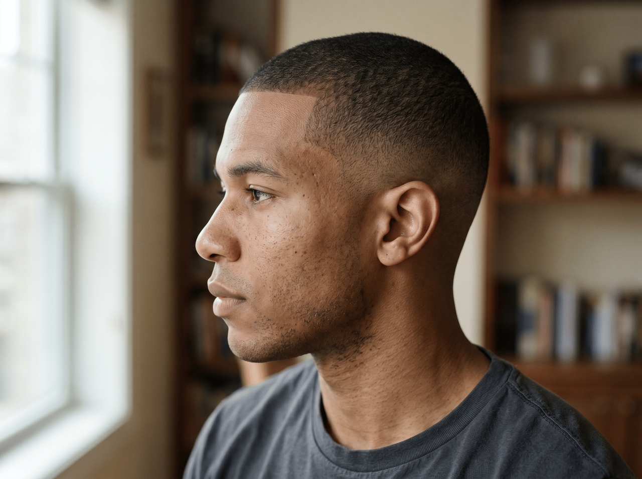 Get a realistic buzz cut filter effect 