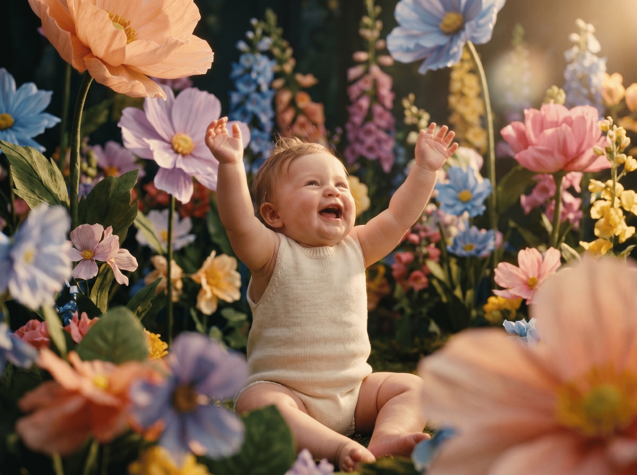 Generate a baby video from a text prompt
